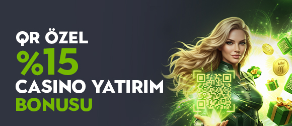 QR Yatırımlarınız %15 Çevrimsiz Casino Bonusuyla Ekstra Kazandırıyor!